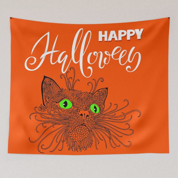 Item preview, Happy Halloween Kitty designed and sold by FunWithChemo.
