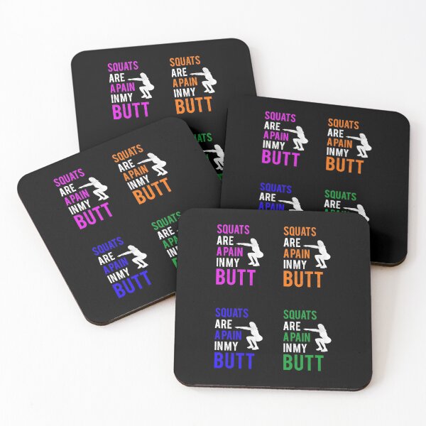Item preview, Squats are a pain in my butt, Fitness,Sticker Pack designed and sold by FNStuff.