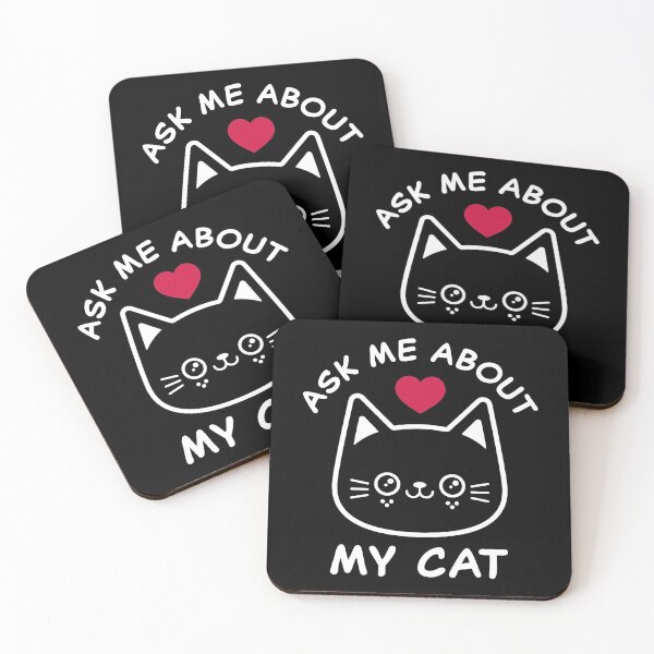 Item preview, Ask Me About My Cat designed and sold by KittyCotton.
