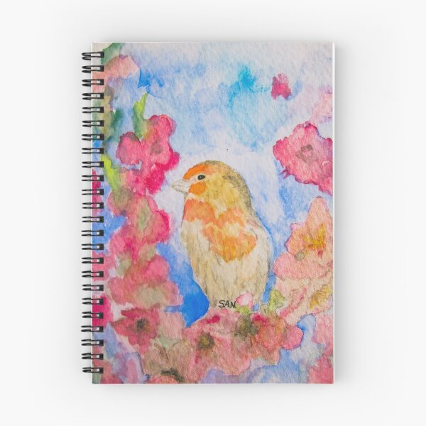 Aperçu de l'œuvre Entouré d'aquarelle de fleurs de pêcher créée et vendue par TurnipWilson.