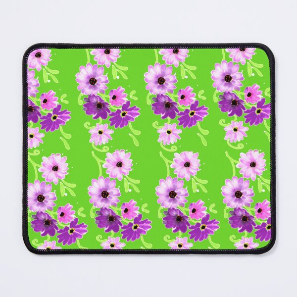 Item preview,  Daisey trails , on bright  green designed and sold by Faerieglen.
