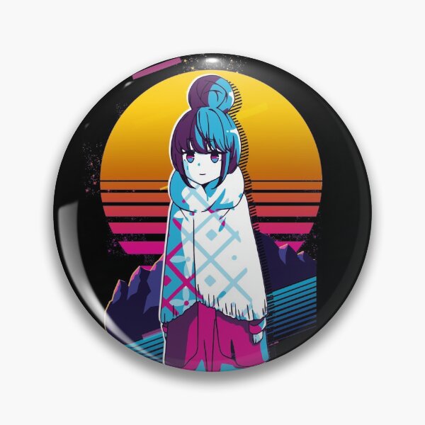 Item preview, Rin - Laid Back Camp *80s retro* designed and sold by MyRetroArt.