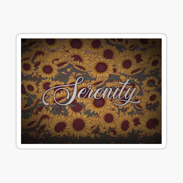 Serenity Sticker