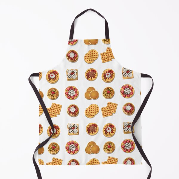 Item preview, Belgian Waffle and Pancake Stickers Pack, Viennese waffles with whipped cream, Chocolate and strawberries, waffles, waffle designed and sold by graphic-genie.