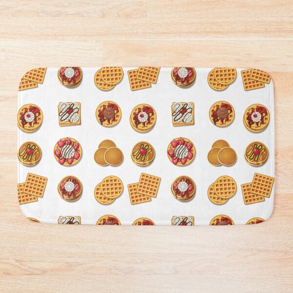 Item preview, Belgian Waffle and Pancake Stickers Pack, Viennese waffles with whipped cream, Chocolate and strawberries, waffles, waffle designed and sold by graphic-genie.