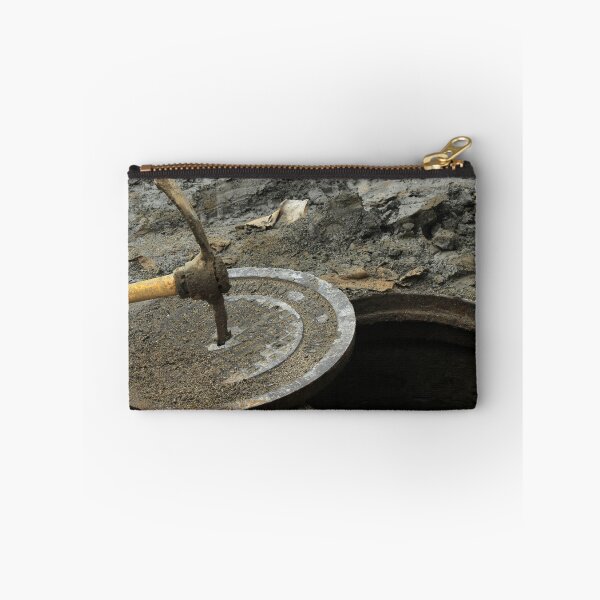Item preview, Pick Axe in a Man Hole Cover designed and sold by rhamm.