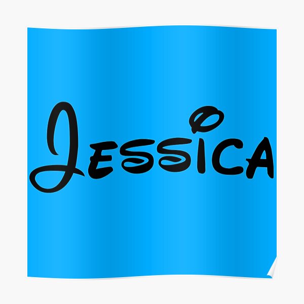 Jessica Name Wall Art Redbubble