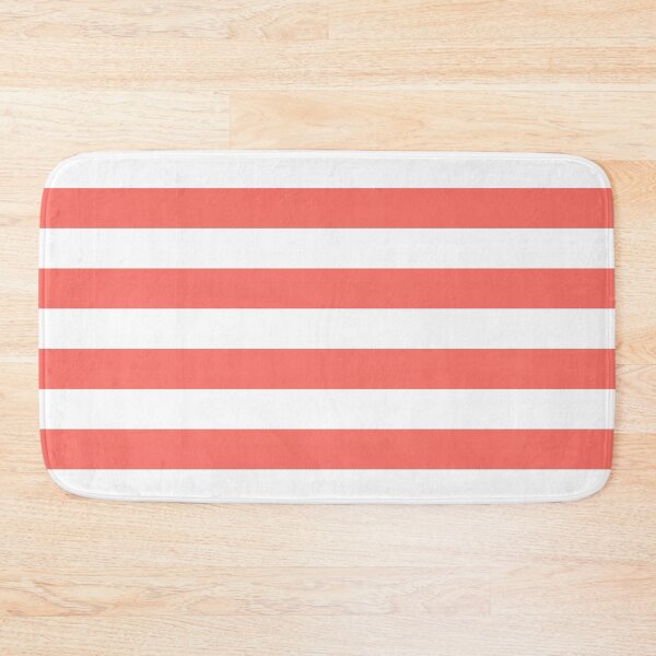 Item preview, Living Coral Horizontal Stripes designed and sold by starrylite.
