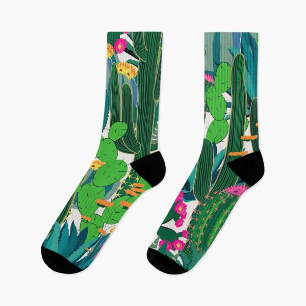 Item preview, cactus trendy fluorescent colors pattern designed and sold by cutecrazytshirt.