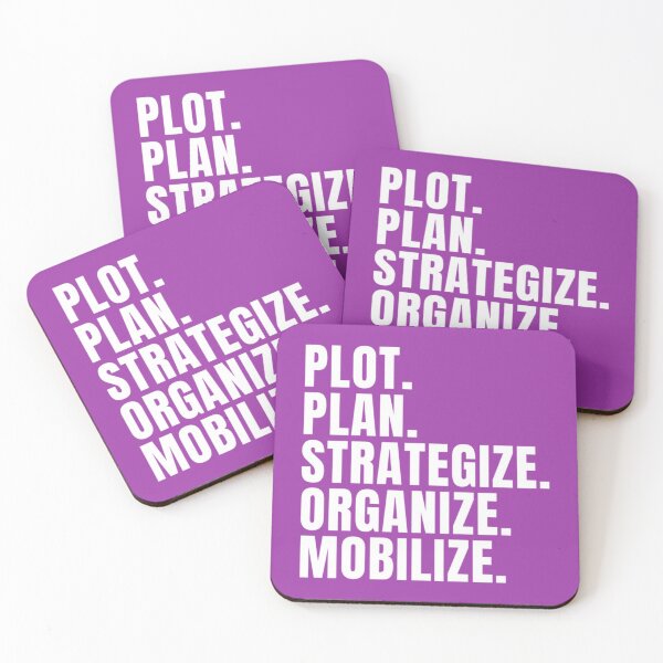 Item preview, Plot Plan Strategize Organize Mobilize - Killer Mike Quote   designed and sold by HeadThreadsUK.