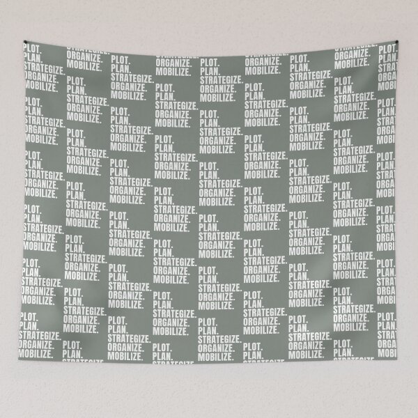 Item preview, Plot Plan Strategize Organize Mobilize - Killer Mike Quote   designed and sold by HeadThreadsUK.