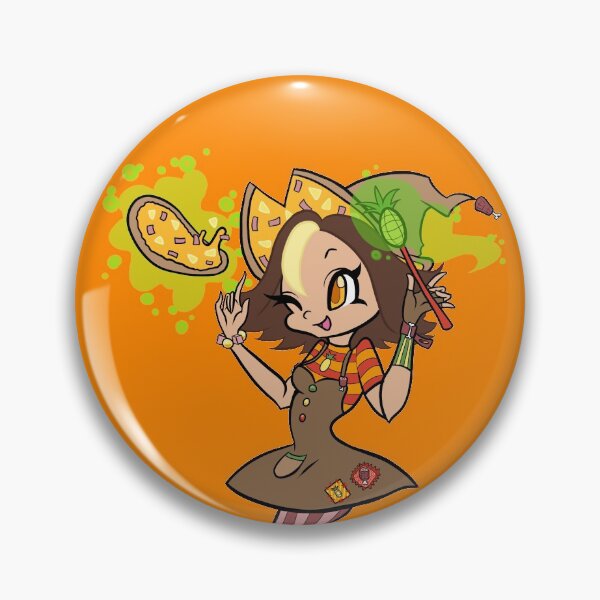 Item preview, Hawaiian Pizza Witch (Fall Colors Version) designed and sold by SailorNoots.