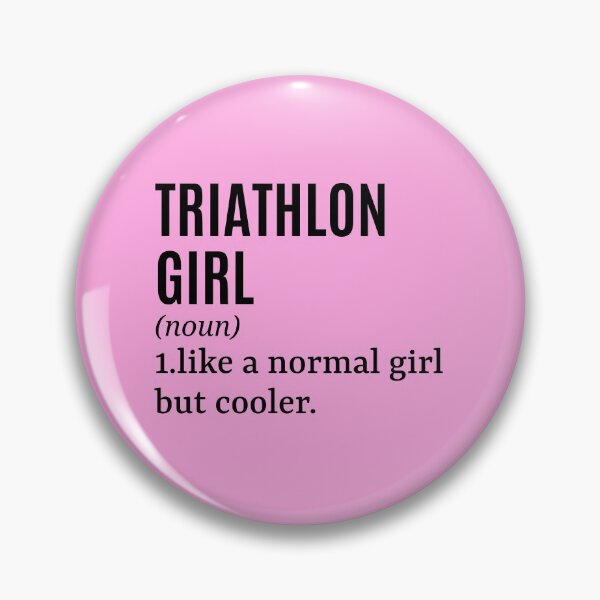 Item preview, Triathlon Girl - Triathlet Funny Quote designed and sold by MountainD.