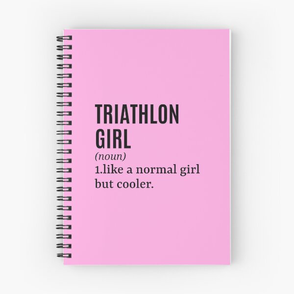 Item preview, Triathlon Girl - Triathlet Funny Quote designed and sold by MountainD.
