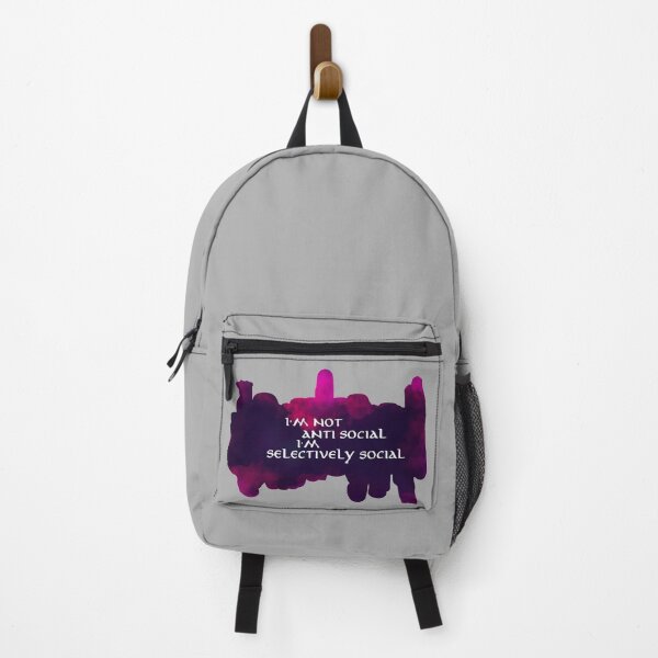 Item preview, I'm not anti social I'm selectively social designed and sold by Ceylon380.
