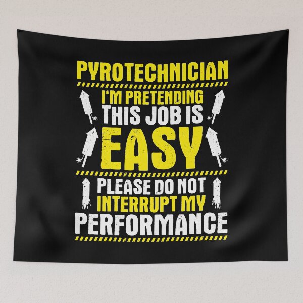 Item preview, Pyrotechnician Fireworks Pyrotechnist Pyrotechnics designed and sold by Krautshirts.