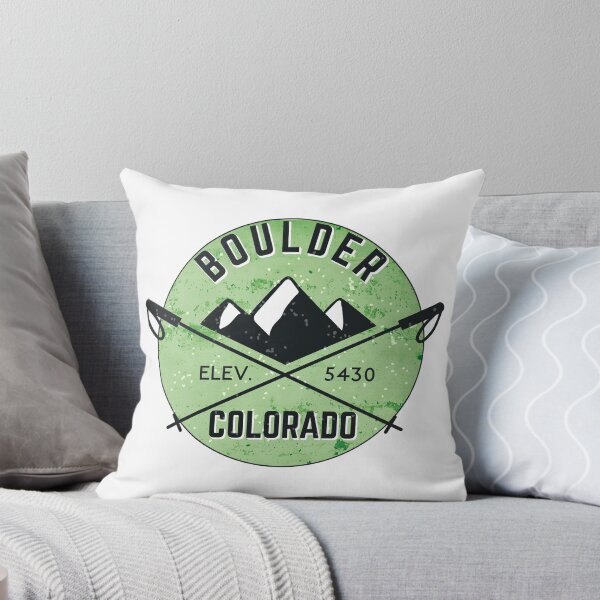 Item preview, BOULDER COLORADO Ski Skiing Mountain Mountains Skiing Crossed Skis Snowboard Snowboarding 2 designed and sold by DESTINATIONS DECAL.