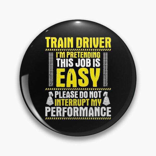Item preview, Train Driver Railroad Engineer Locomotive Engineer designed and sold by Krautshirts.