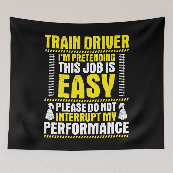 Item preview, Train Driver Railroad Engineer Locomotive Engineer designed and sold by Krautshirts.