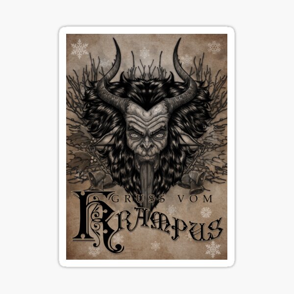 Item preview, Gruss Vom Krampus designed and sold by Clarke Buchanan.