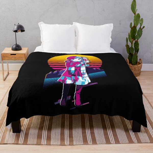 Item preview, Aoi - Laid Back Camp *80s retro* designed and sold by MyRetroArt.