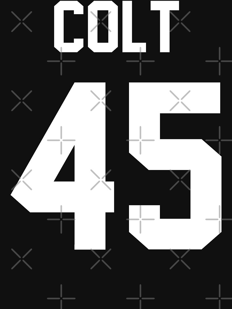 "COLT 45" Tshirt for Sale by bakerandness Redbubble colt tshirts