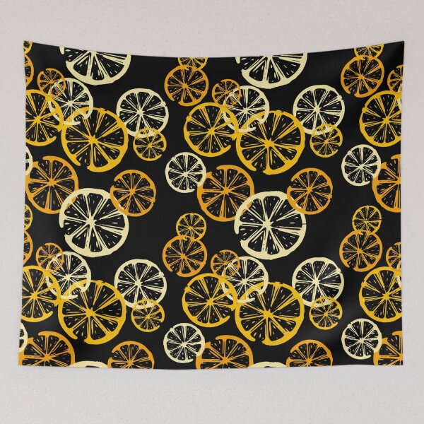 Item preview, Handpainted  lemon pattern designed and sold by PF-creations.