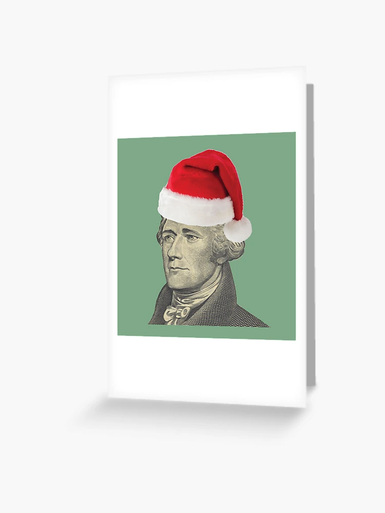 Santa Christmas Star Hamilton Parody Stationery Cards by