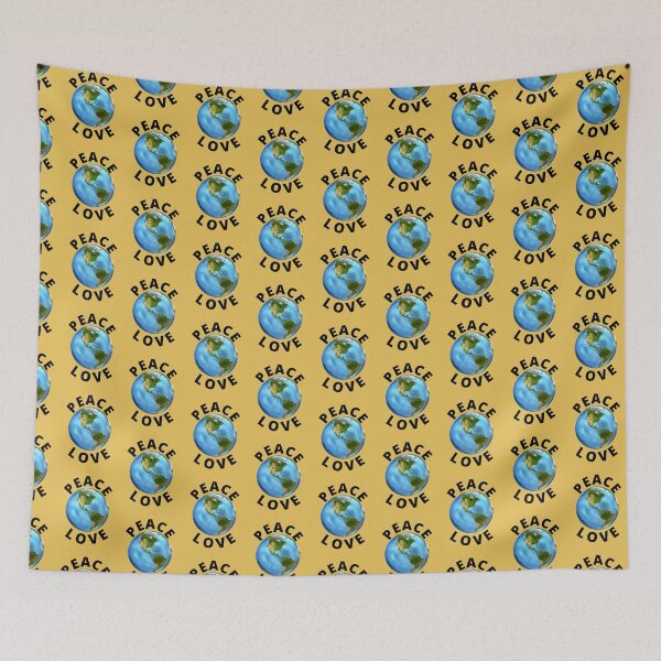 Item preview, Peace and Love For Planet Earth designed and sold by Rell1970.