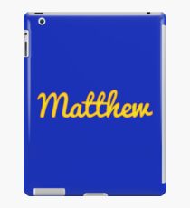 Matthew iPad Case/Skin