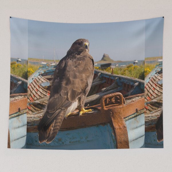 Item preview, Common Buzzard on Lindisfarne designed and sold by FXST.