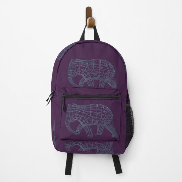 Item preview, Blue Wire Elephant Line Geometric Animal Meme designed and sold by Ruby Jackson.