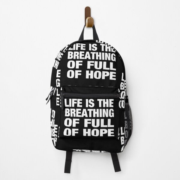 Item preview, Life Is The Breathing Of Full Of Hope Typography Life and Inspiration Quote in General Style designed and sold by Vasabi88.
