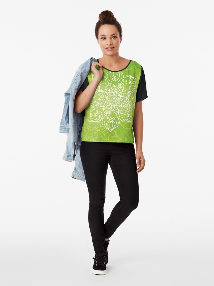 Vista alternativa de Blusa Lime mandala