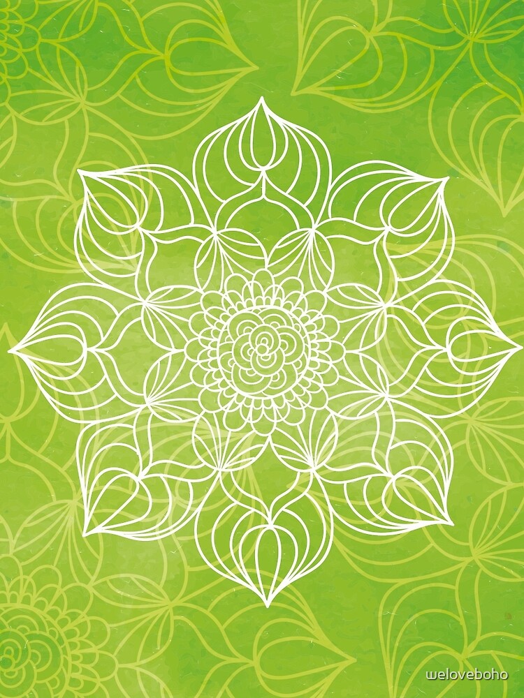 Lime mandala de weloveboho