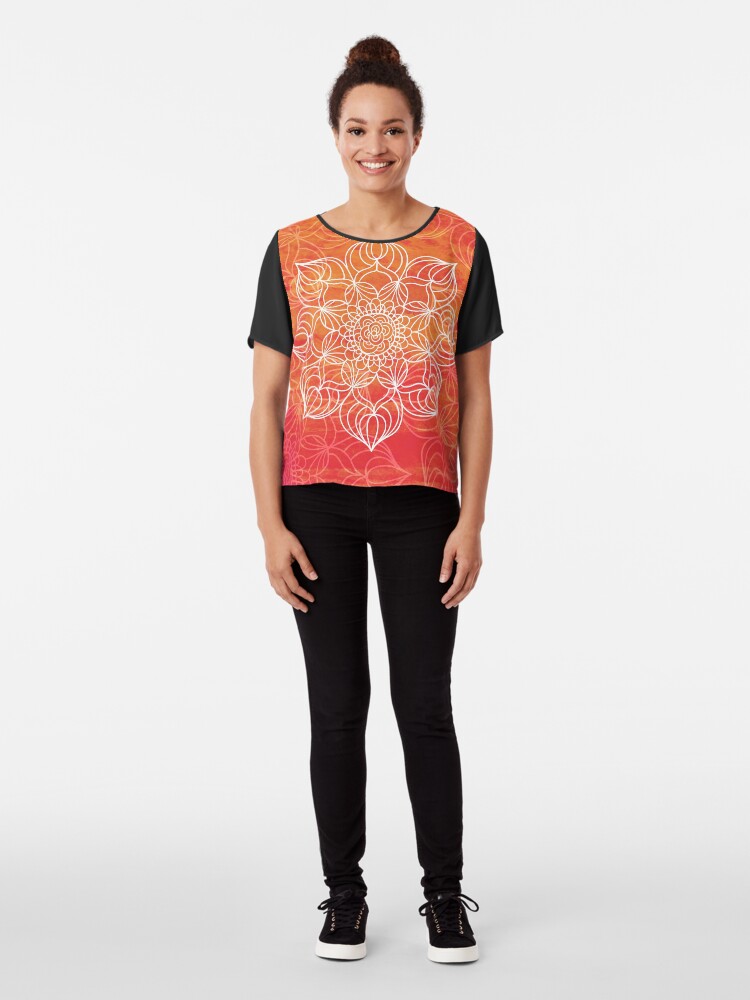 Vista alternativa de Blusa Orange mandala