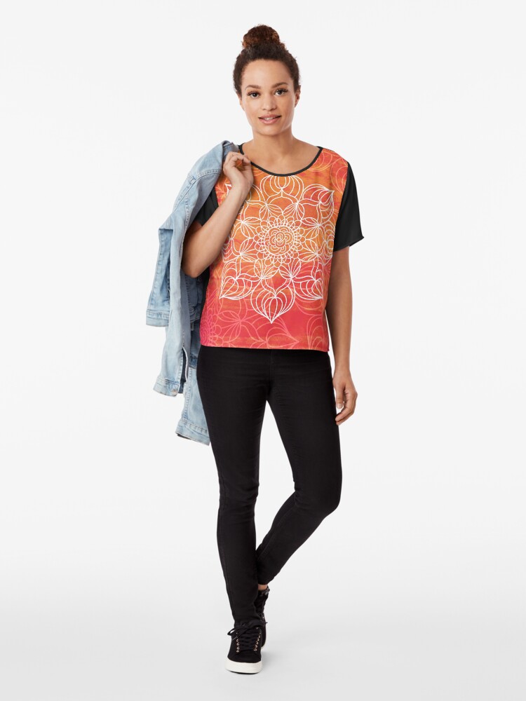 Vista alternativa de Blusa Orange mandala