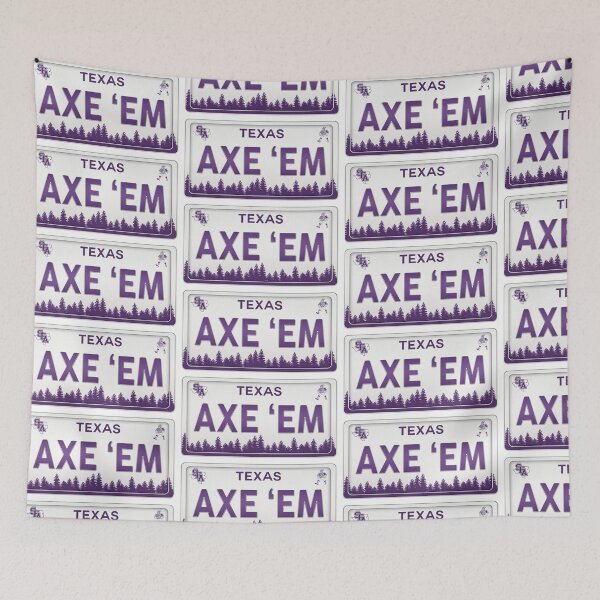 Item preview, axe 'em license plate designed and sold by Jacob Conner.