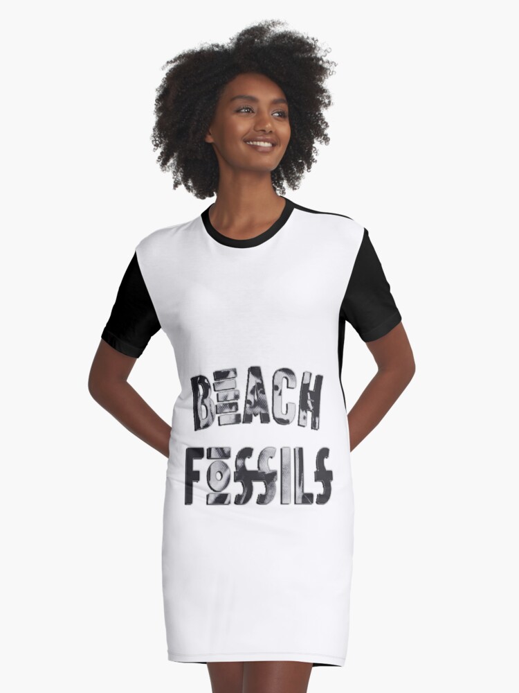 Beach Fossils Clash The Truth Logo Graphic T Shirt Dress By Jakemurray21