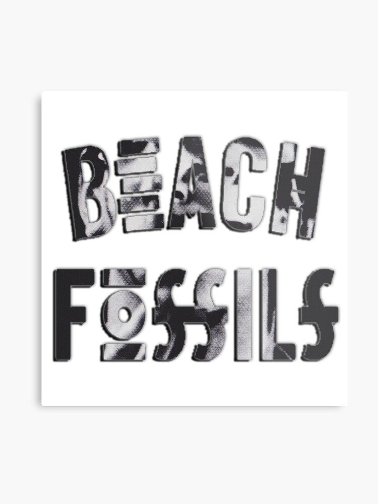 Beach Fossils Clash The Truth Logo Metal Print