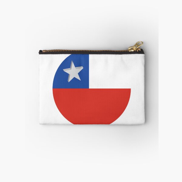 Item preview, Chile Flag t-shirt | Chile Flag poster | Chile Flag Pin Buttons designed and sold by KARTICK DUTTA.