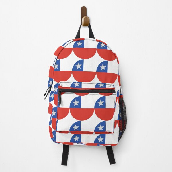 Item preview, Chile Flag t-shirt | Chile Flag poster | Chile Flag Pin Buttons designed and sold by KARTICK DUTTA.