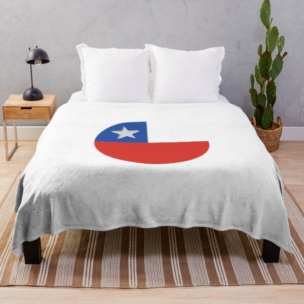 Item preview, Chile Flag t-shirt | Chile Flag poster | Chile Flag Pin Buttons designed and sold by KARTICK DUTTA.