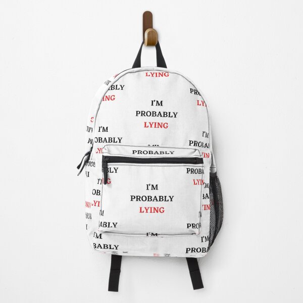 Item preview, I'm Probably Lying - Funny Sarcastic T-Shirt designed and sold by NewwaveLine.