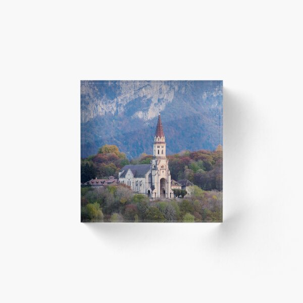 Visitation Basilica in Annecy Acrylic Block