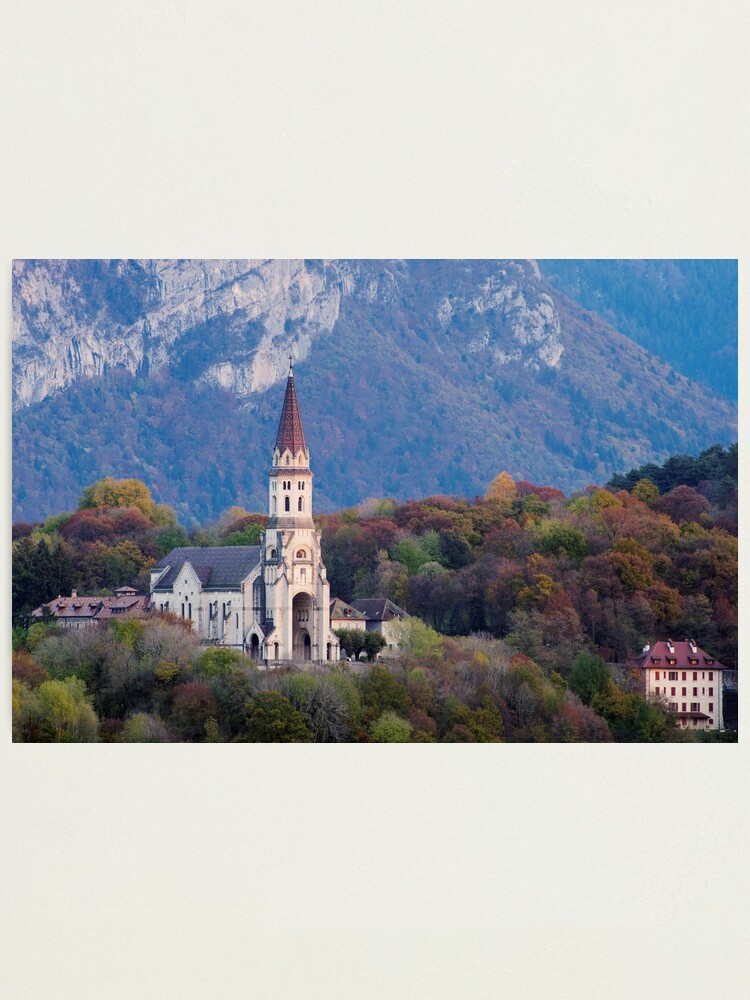 Thumbnail 1 of 3, Photographic Print, Visitation Basilica in Annecy designed and sold by patmo.