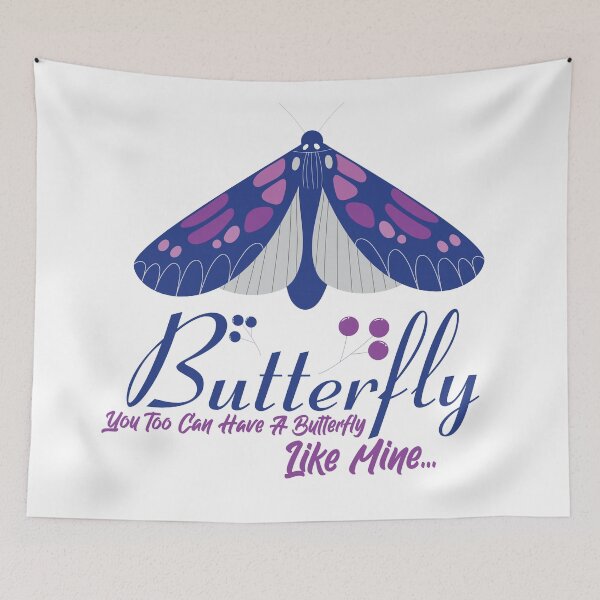 Item preview, You Too Can Have A Butterfly Like Mine - butterfly designed and sold by cruzzcreation.
