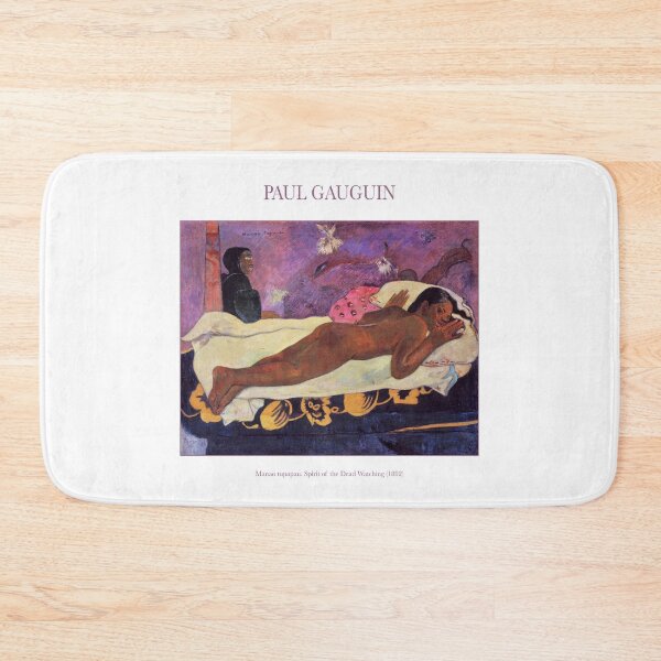 Item preview, PAUL GAUGUIN -  Spirit of the Dead Watching - Naked Nude Polynesian Black Woman  designed and sold by FrostMintStudio.