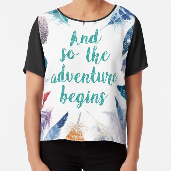 Feathers, And so the adventure begins Blusa