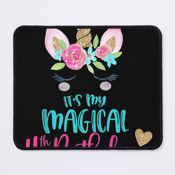 Item preview, Kids Unicorn 4th Birthday Party Girls 4 Years Old designed and sold by MasonshiNoor.